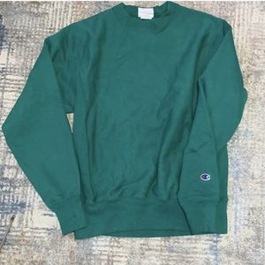 Kelly Green Champion Crew Neck sweater